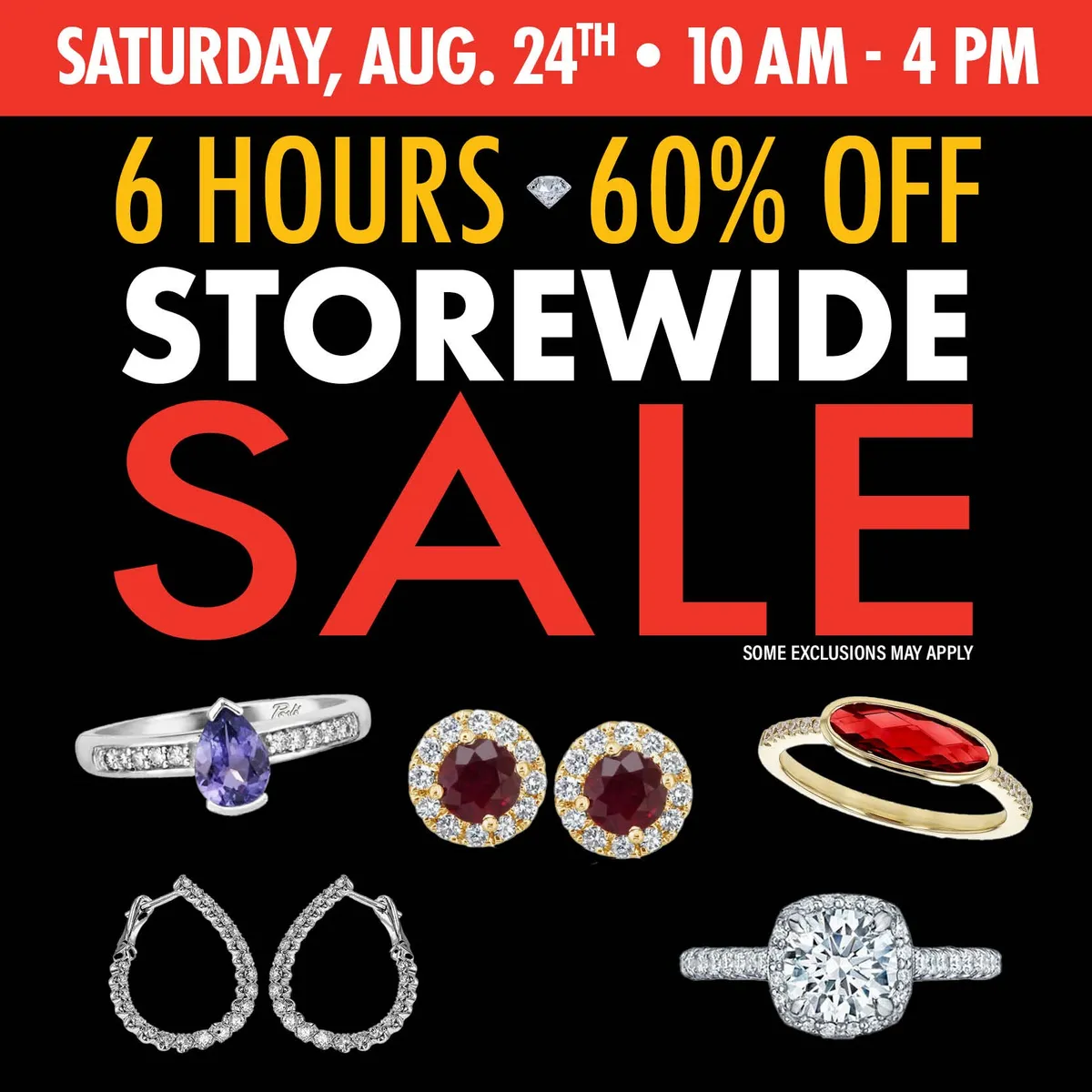 Shop our 60% off sale in-store or online! 