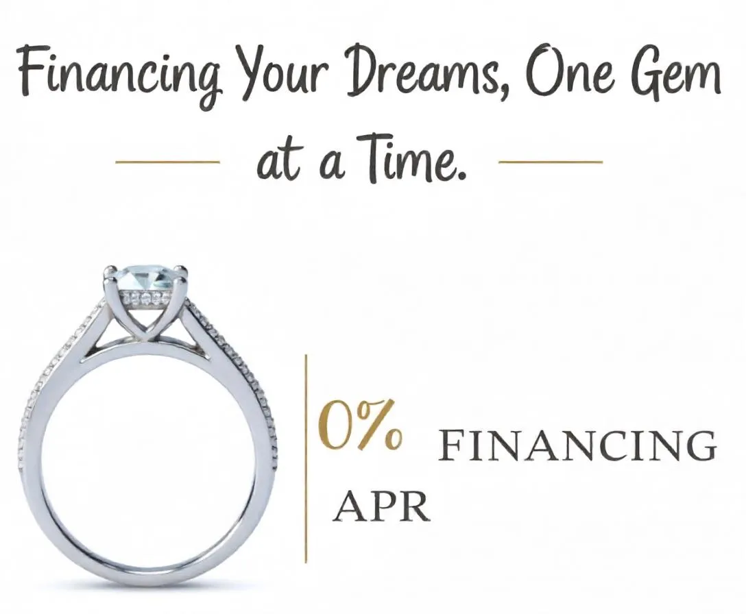 Engagement ring with 0% financing offer. Click to learn more about financing options at Monarch Jewelry in Winter Park.