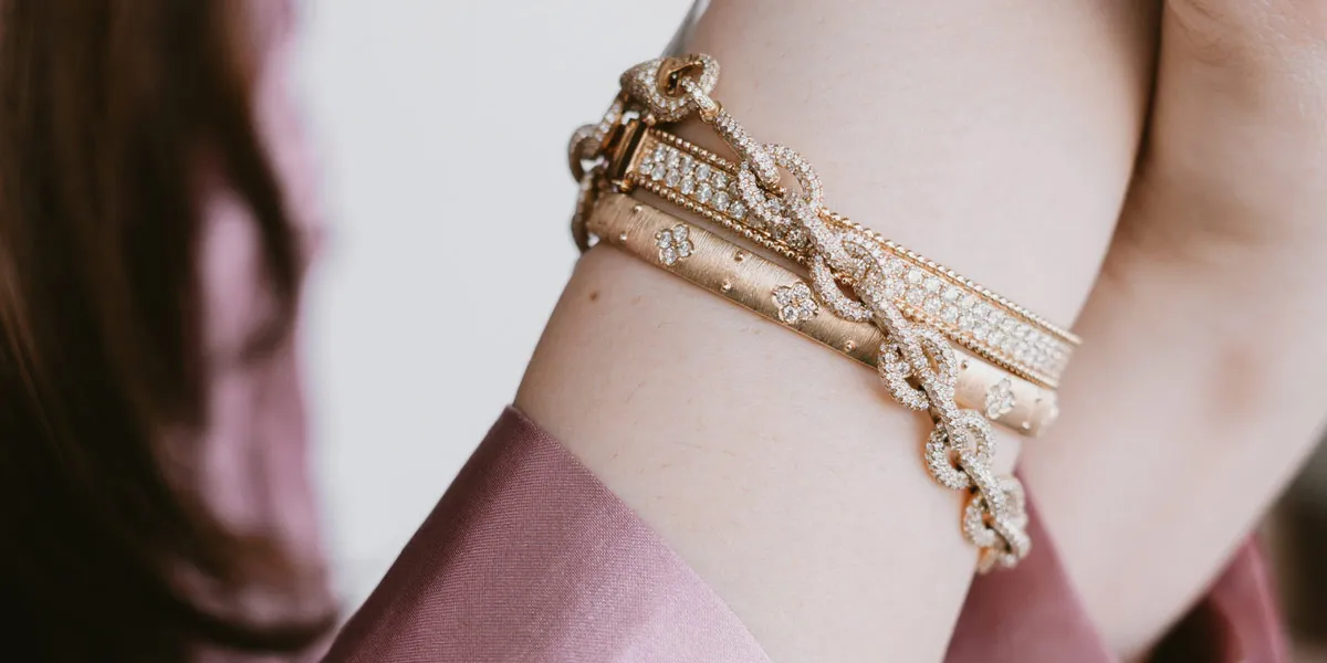 Everyday Elegance Gold bracelets from Shy Creation and gemstone pendants make thoughtful gifts she&rsquo;ll wear from brunch on the plaza to evenings out in Laredo&rsquo;s lively cultural spots. Moore Jewelers Laredo, TX