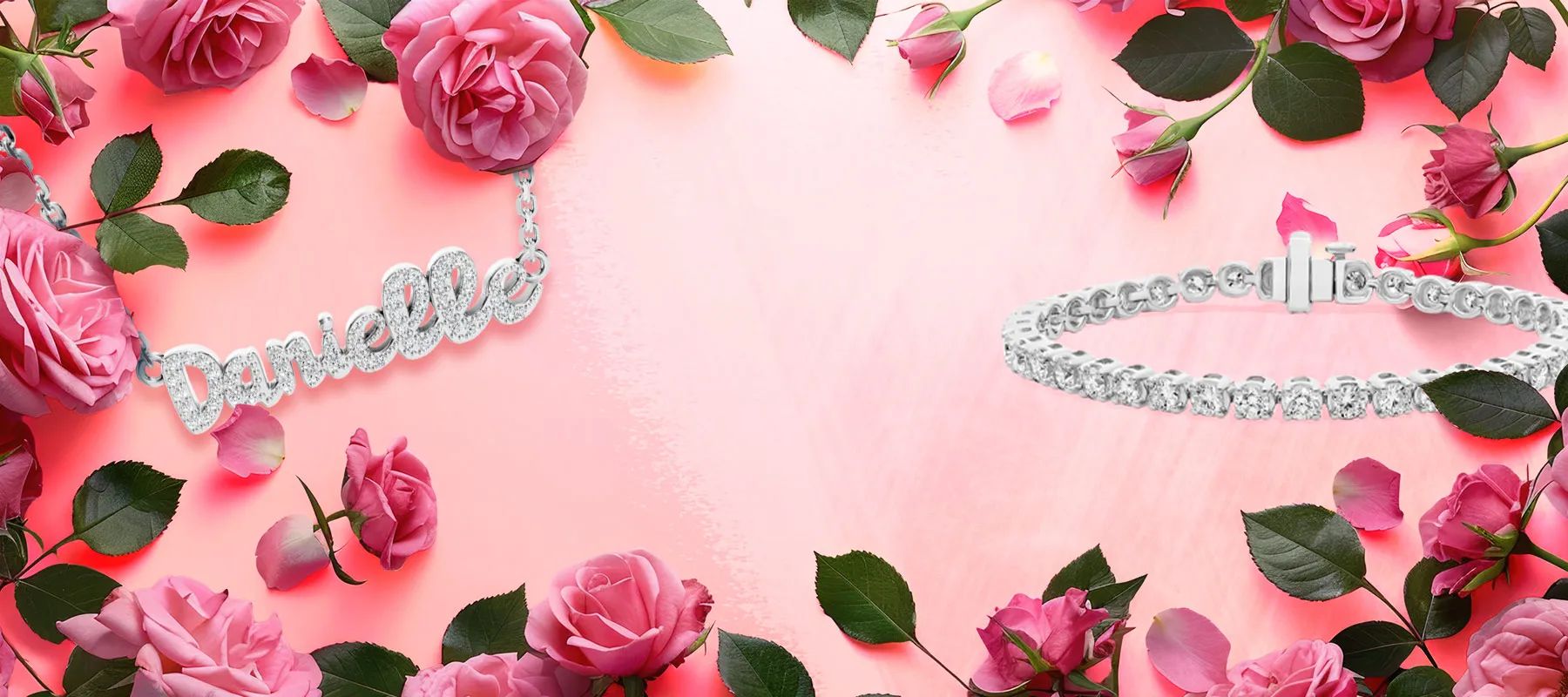 roses and jewelry