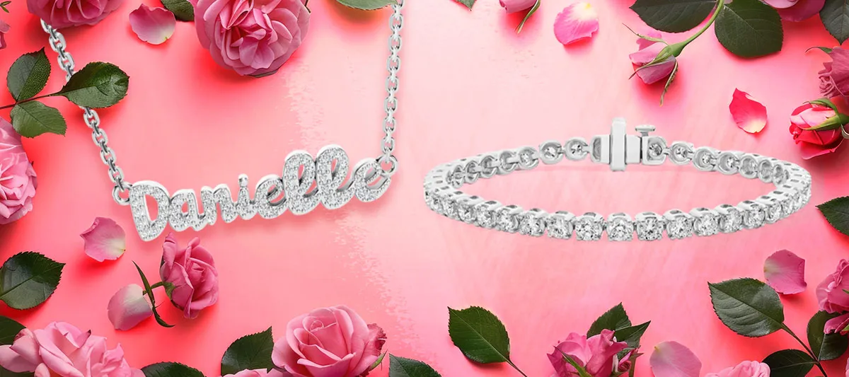 roses and jewelry
