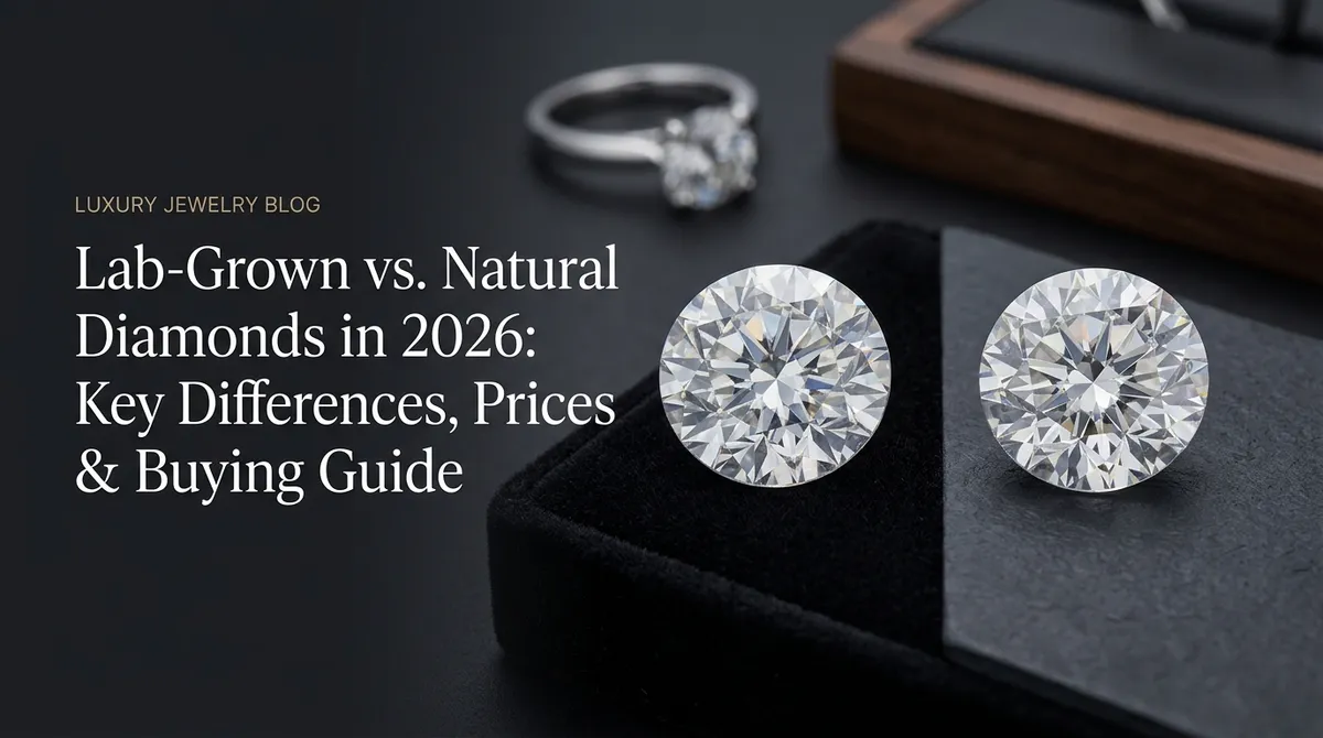 Lab-Grown vs. Natural Diamonds in 2026: Key Differences, Prices & Buying Guide