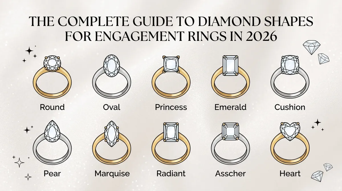 The Complete Guide to Diamond Shapes for Engagement Rings in 2026 
