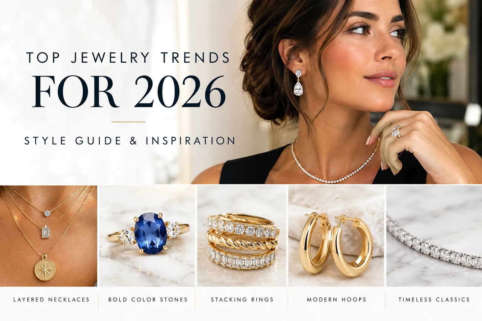 Top Jewelry Trends for 2026 blog header from Morin Jewelers