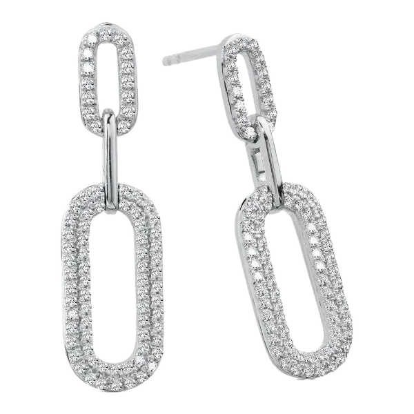14KT WHITE GOLD DIAMOND EARRINGS Current Retail: $1,799  Sale Price: $540 Morrison Smith Jewelers Charlotte, NC