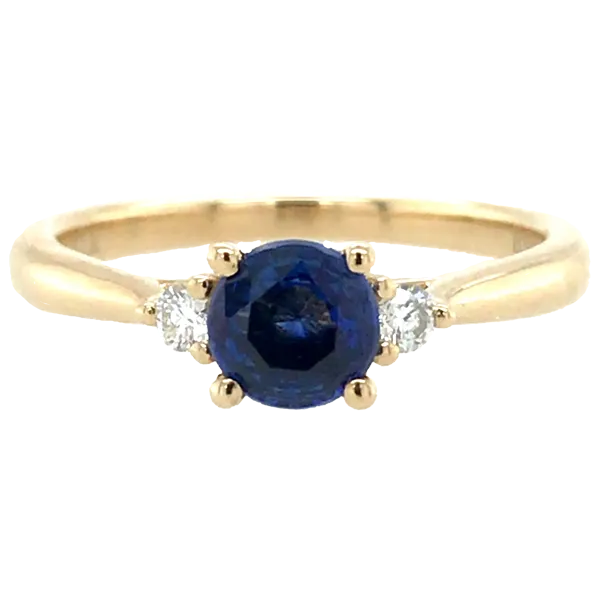 14kt yellow gold sapphire/diamond ring Current Retail: $2,799  Sale Price: $840 Morrison Smith Jewelers Charlotte, NC