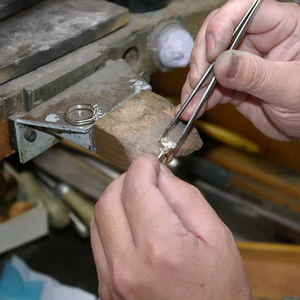 stone tightening Stones can become loose over time with wear and tear. Cleaning and inspection is critical and we recommend every 6 months and even more if there are a lot of small stones in your ring. Morrison Smith Jewelers Charlotte, NC