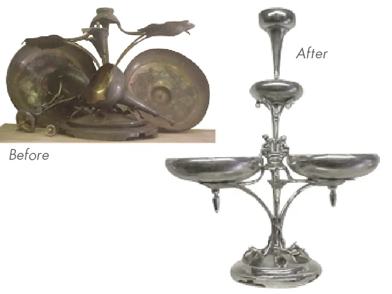 revitalization Broken or ripped pieces? Let us repair the piece so it can be used and enjoyed. Morrison Smith Jewelers Charlotte