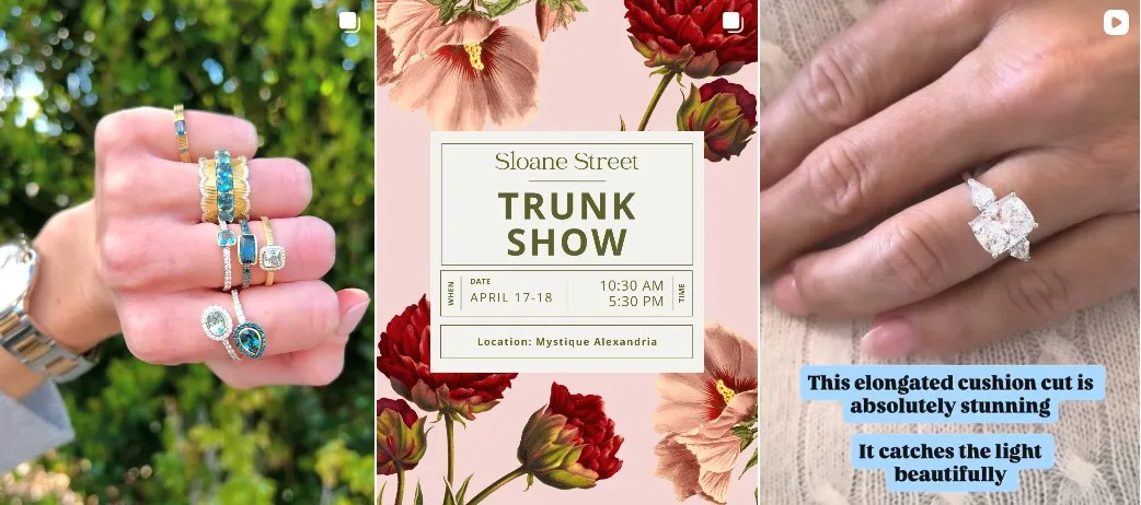 SLOANE STREET TRUNK SHOW