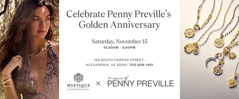 Read article: Penny Preville Jewelry Show at Mystique Jewelers