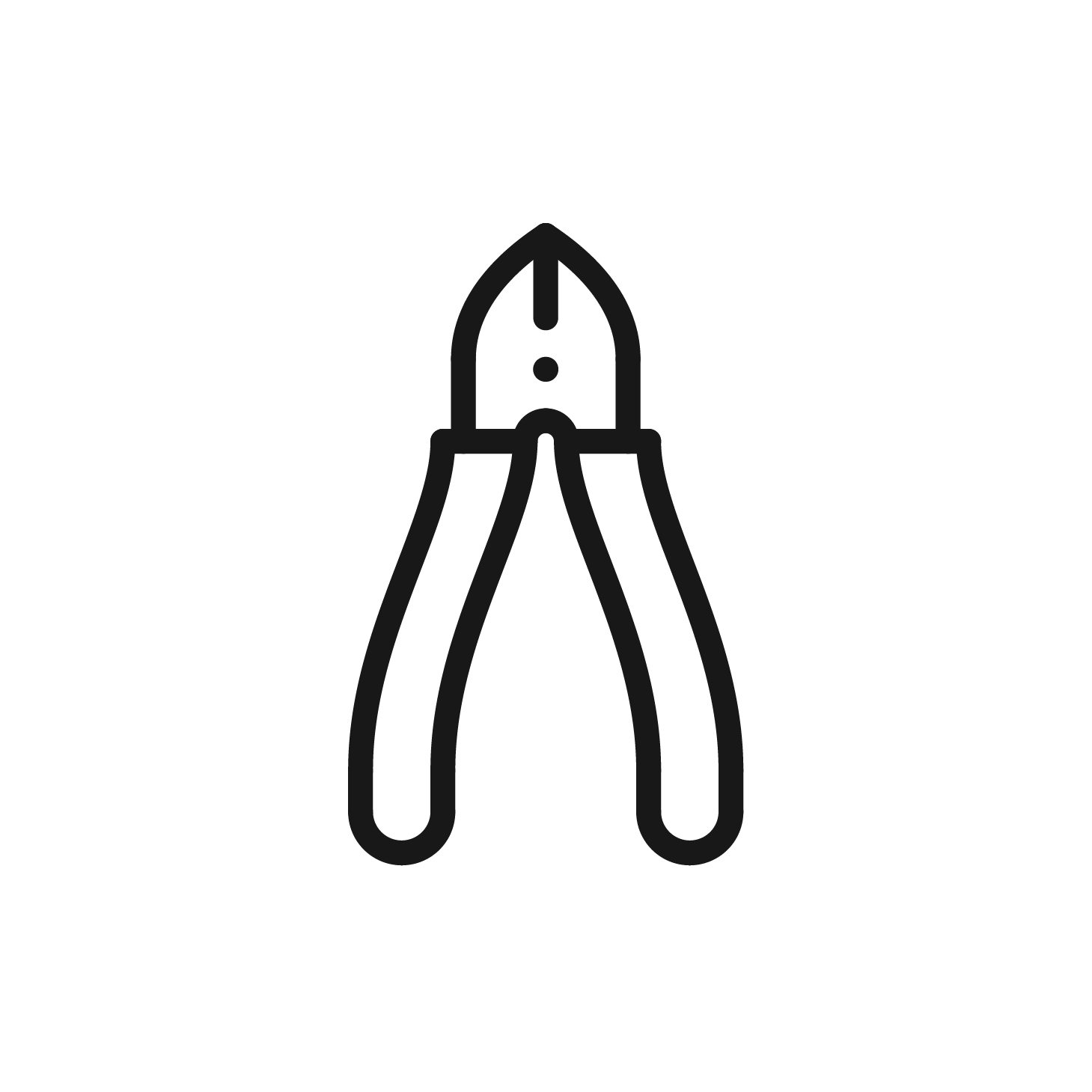 Icon of pliers representing expert craftsmanship in jewelry making at Nelson Jewelry, Ltd.