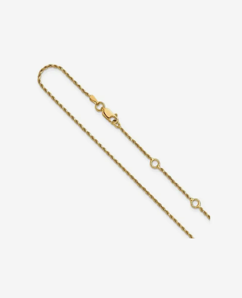 Gold chain with clasp, perfect for jewelry layering. Visit Nelson Jewelry, Ltd. for more fine jewelry options.