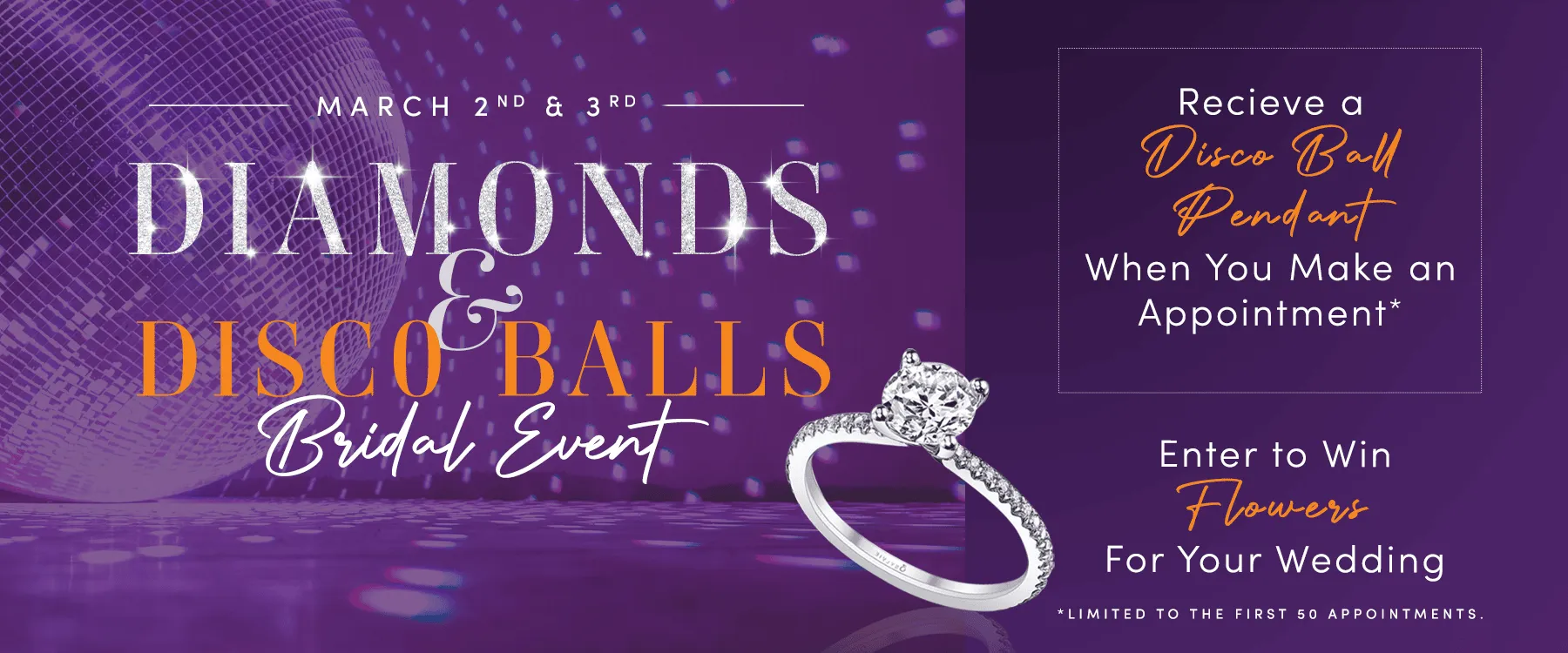 Diamonds & Disco Balls Bridal Event