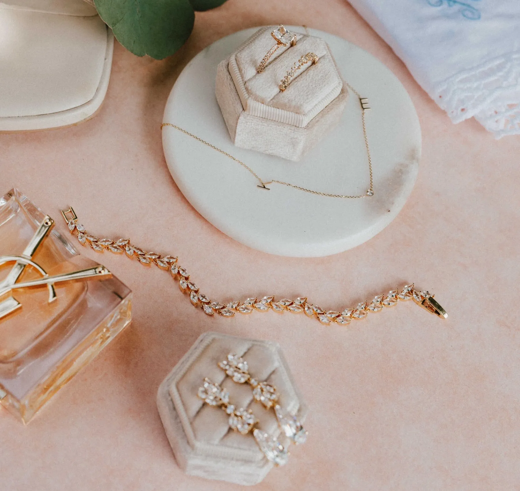 Orin's Happy Couples Bride, Kelly Szczypka's, Wedding Day Jewelry.