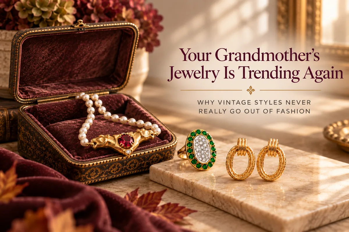 Your Grandmother's Jewelry Is Trending Again