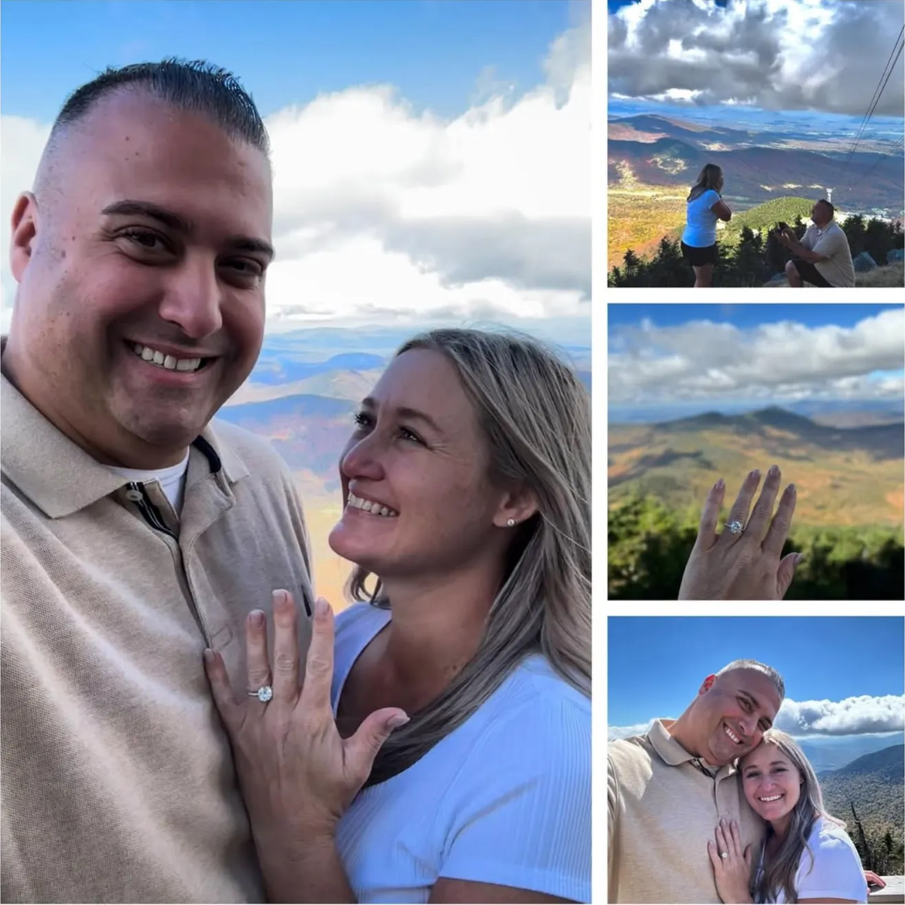 Proposal with ring from Pearce Jewelers NH