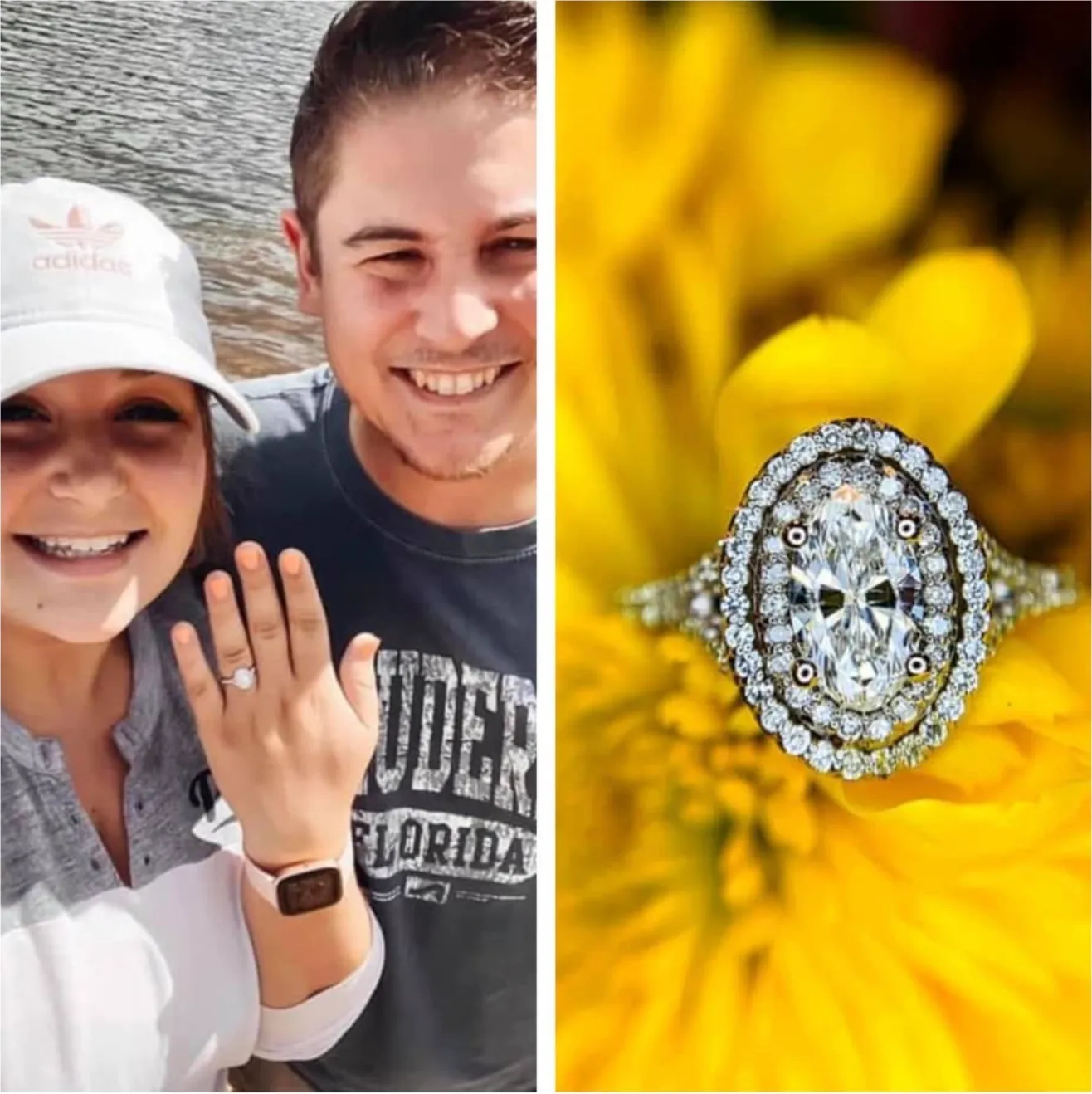 Diamond engagement ring Pearce Jewelers Upper Valley