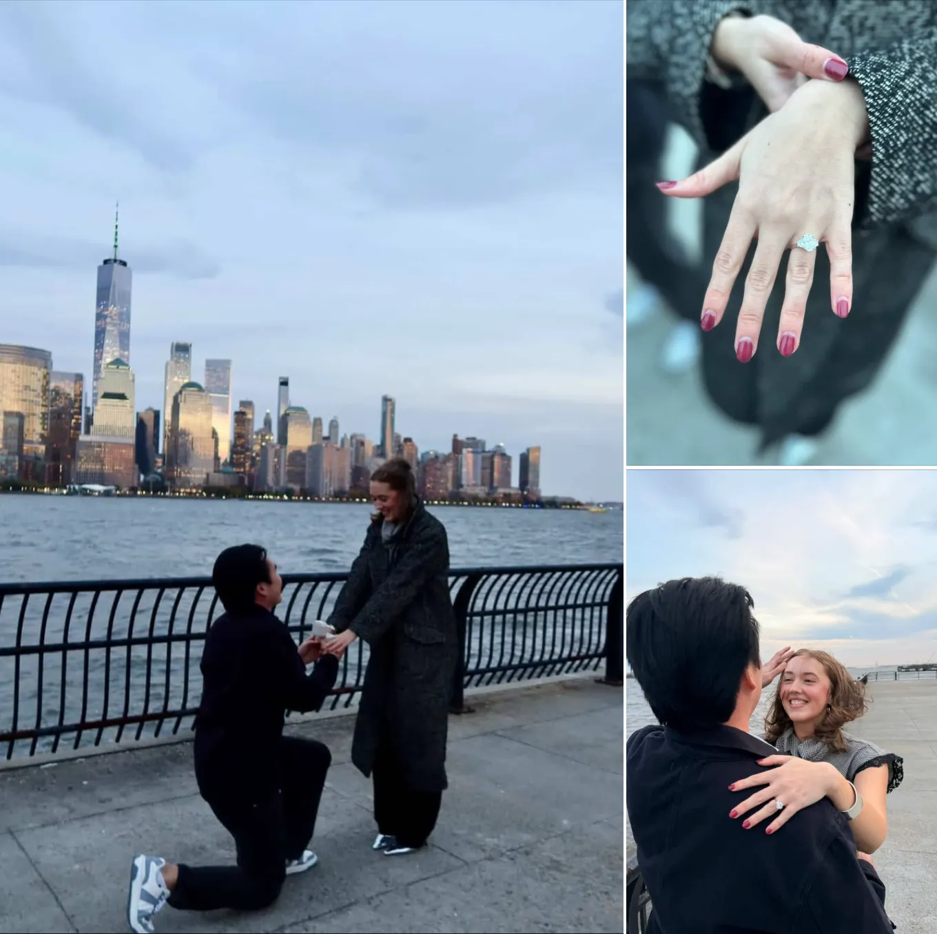 Engagement ring from Pearce Jewelers West Lebanon NH