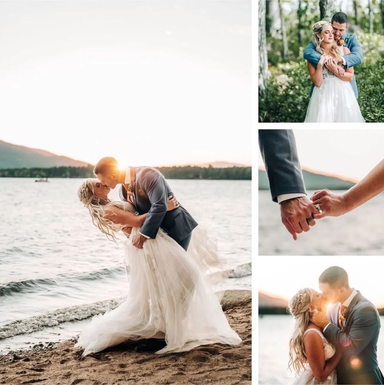 Happy couple Pearce Jewelers West Lebanon New Hampshire