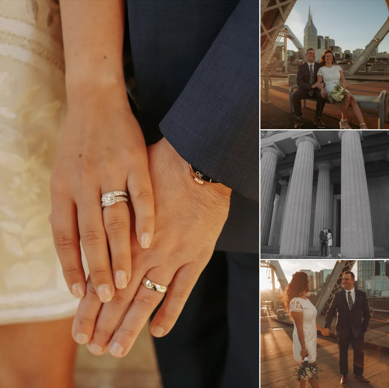 Diamond ring couple Pearce Jewelers New Hampshire