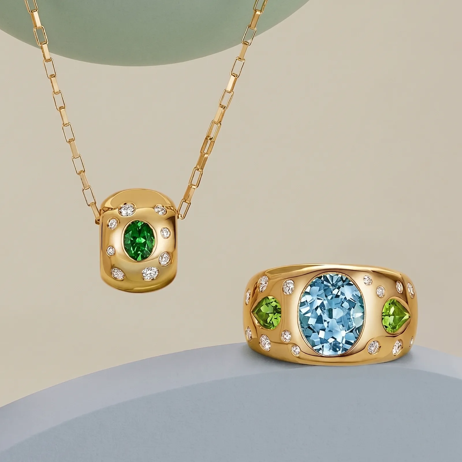 Colored gemstone jewelry at Pearce Jewelers West Lebanon NH
