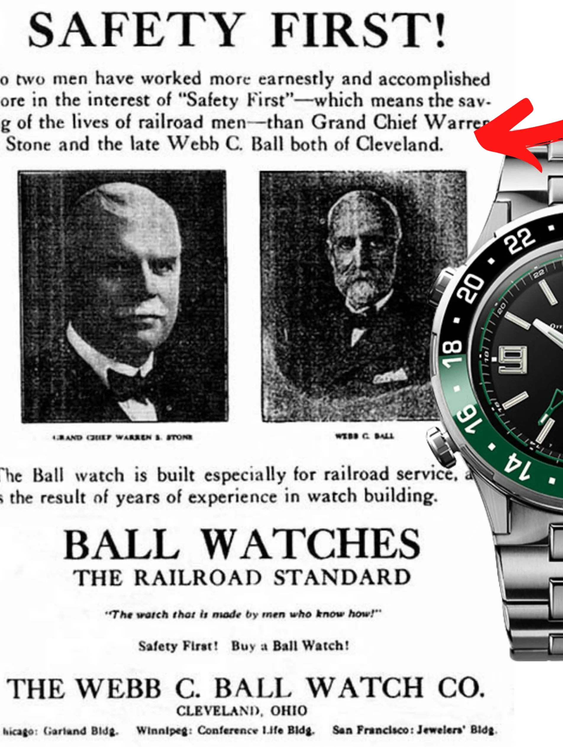 Learn about the History of the Ball Watch company at Peter & Co. 
Jewelers Avon Lake, OH