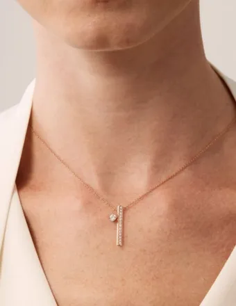 hearts on Fire diamond Barre necklace. Peter & Co. Jewelers Avon Lake, OH
=