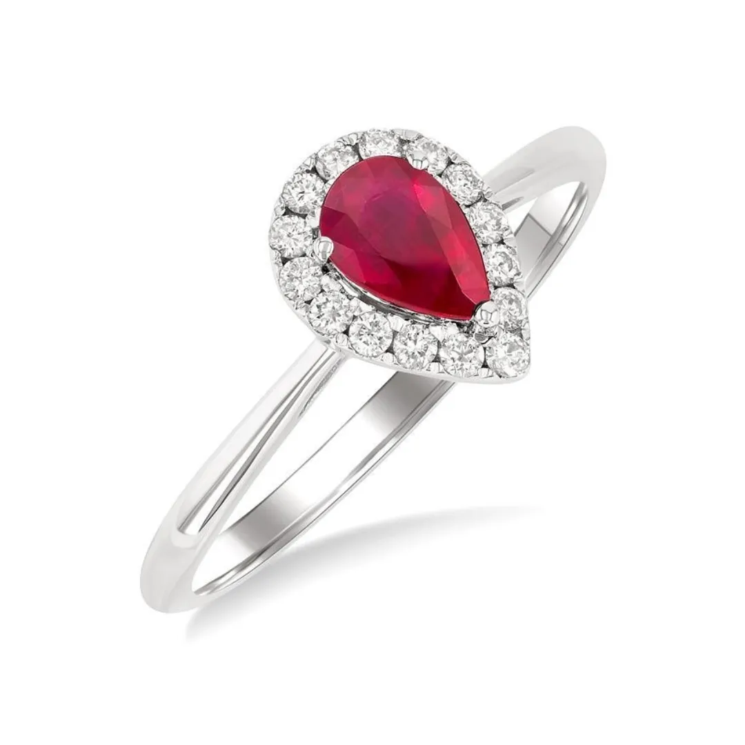 alternating ruby and diamond band Peter & Co. Jewelers Avon Lake, OH