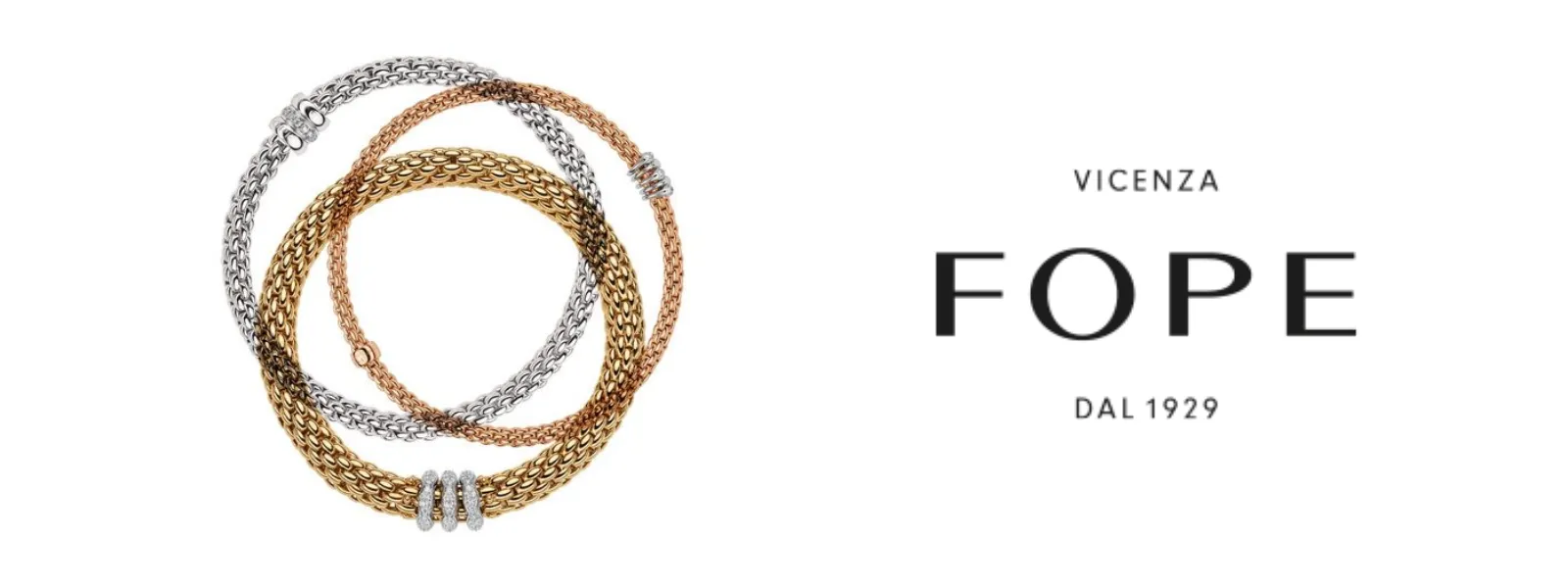 FOPE is known for its high-end jewelry and luxurious aesthetic. Visit Peter & Co. Jewelers for more information.