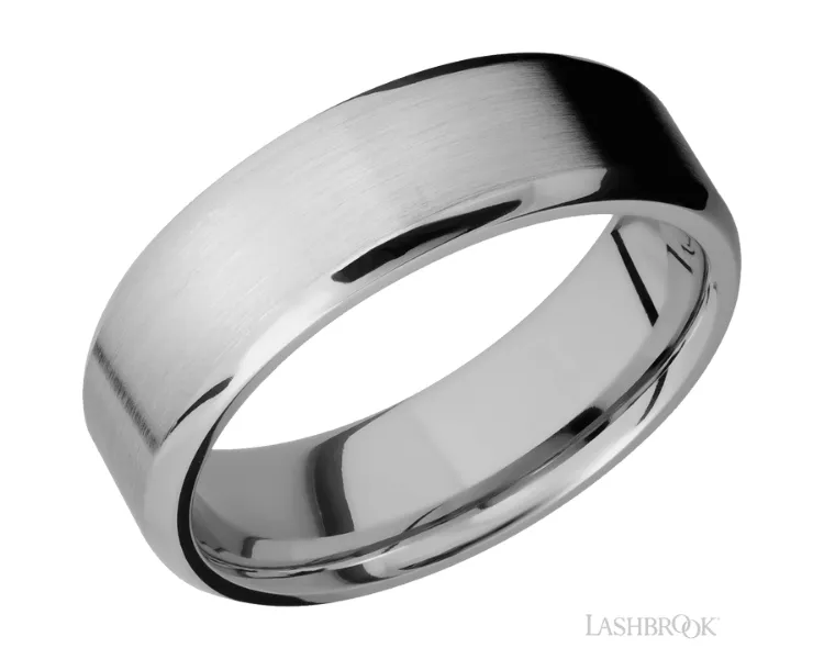 Titanium Lashbrook Wedding Band available at Peter & Co. Jewelers 