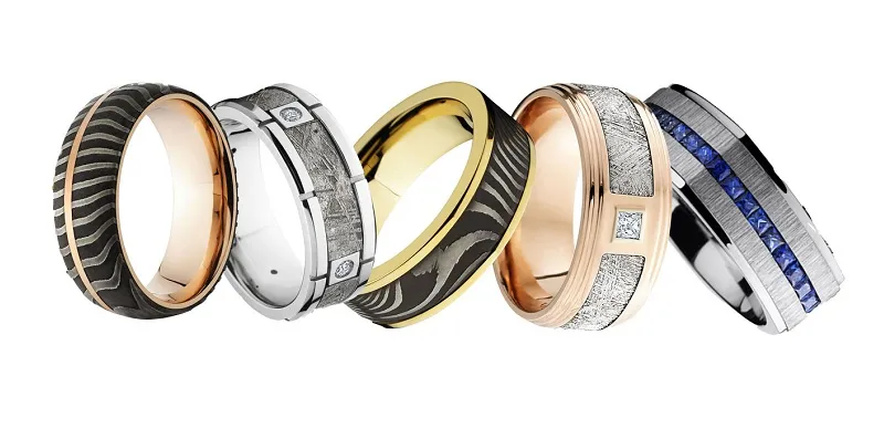 Precious Metal and Alternative Metal Bands are available at Peter & Co. Jewelers Avon Lake, OH