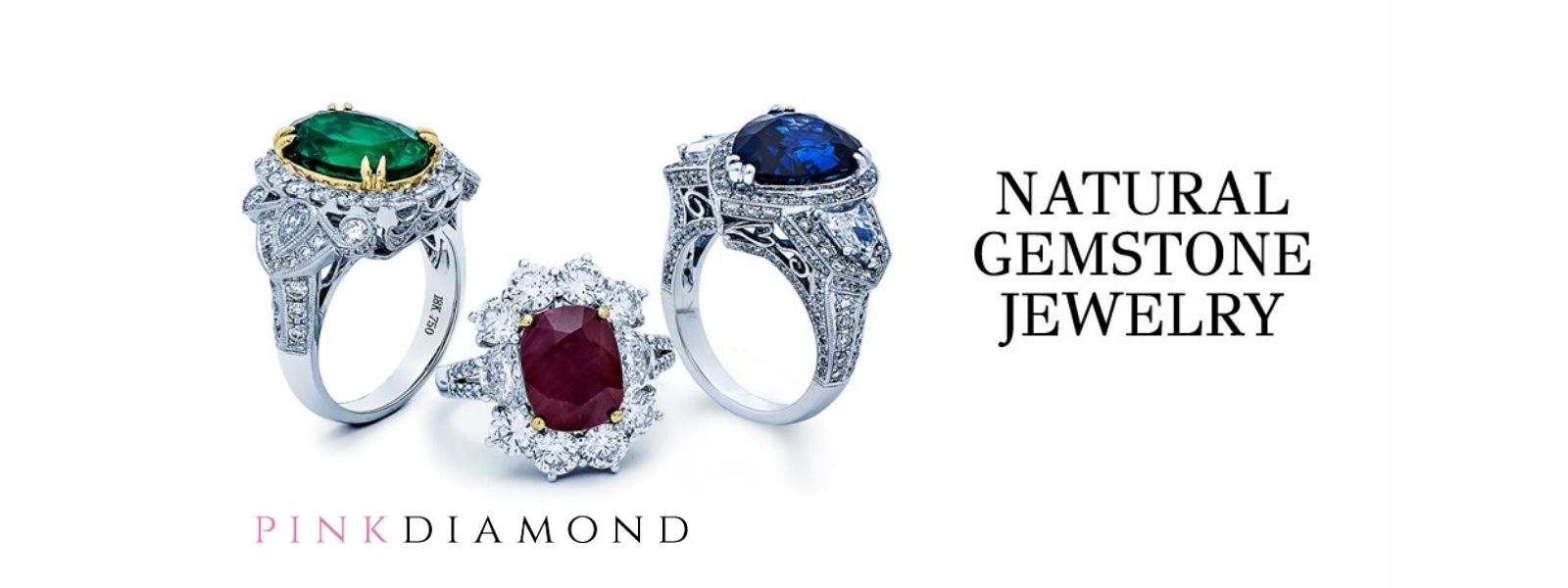 Pink Diamond; The new look of classic, featuring rubies, sapphires, emeralds, and diamonds.  Peter & Co. Jewelers Avon Lake, OH