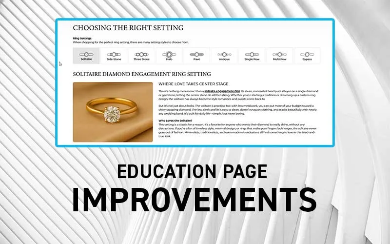 Read article: Introducing Our New & Improved Education Pages