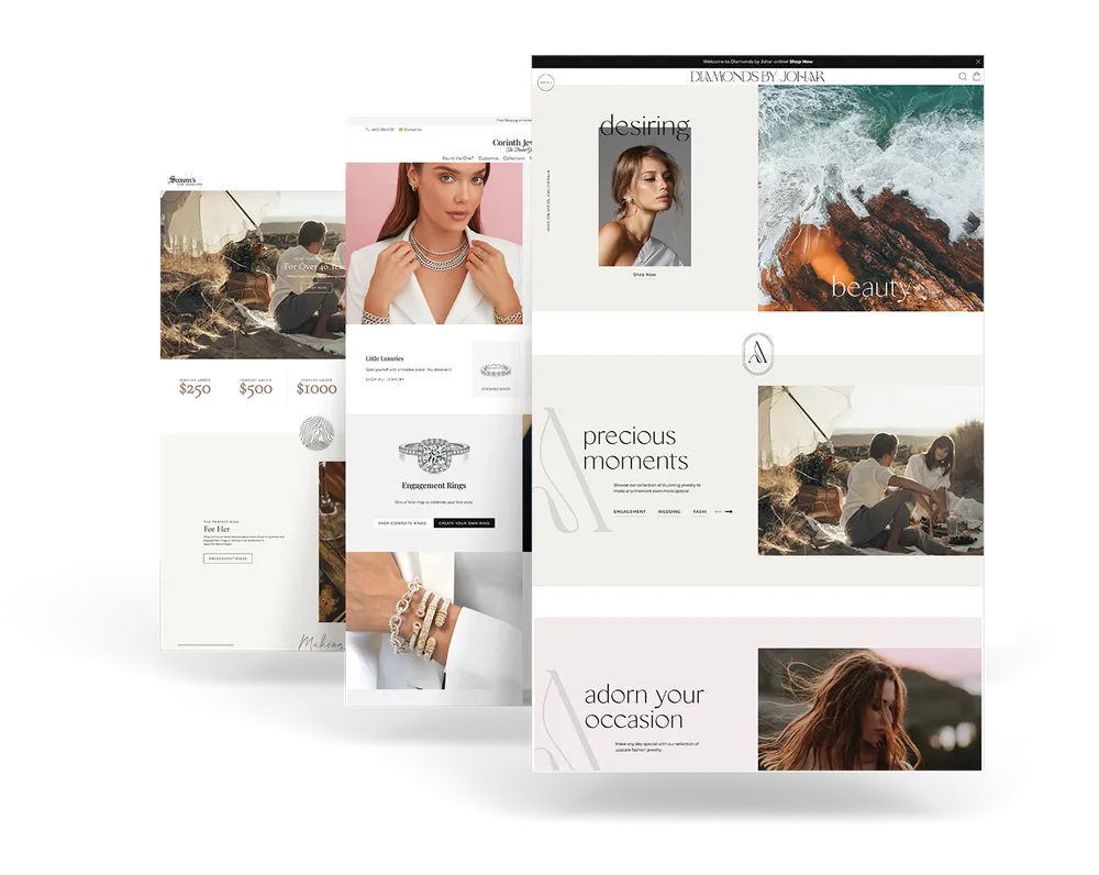 Jewelry Website Design by Punchmark