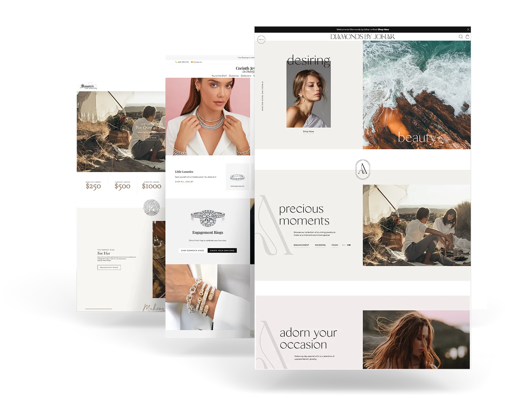 Jewelry Website Design by Punchmark