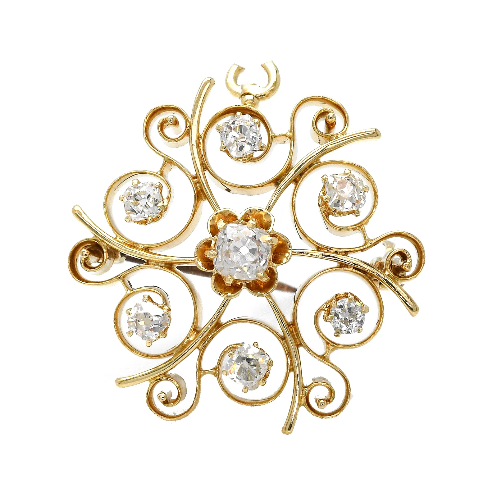 $2990 14K Yellow GoldOld Mine Diamonds180-00033 Raleigh Diamond Fine Jewelry Raleigh, NC