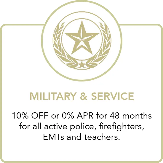 Military & Service Discounts