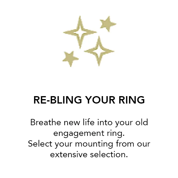 Re-Bling your Ring Breathe New Life into yourOld engagement ring Raleigh Diamond Fine Jewelry Raleigh, NC