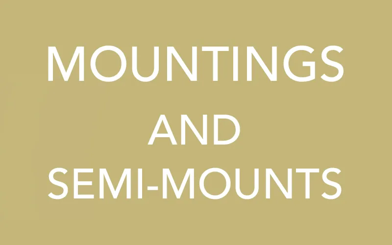 MOUNTINGS & SEMI-MOUNTS - Raleigh Diamond Fine Jewelry - Raleigh, NC