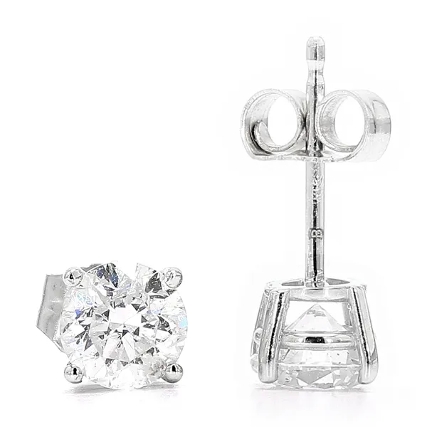 DIAMOND SOLITAIRE Timeless Studs Raleigh Diamond Fine Jewelry Raleigh, NC