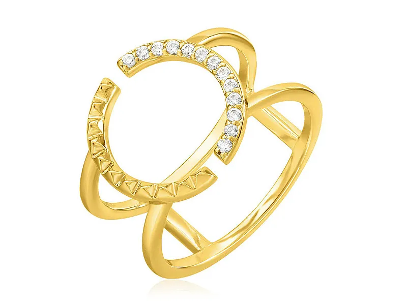 Woman wearing diamond engagement ring with insert | Financing Options available at Raleigh Diamond Fine Jewelry Raleigh, NC