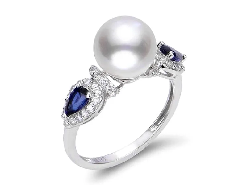 Woman wearing diamond engagement ring with insert | Financing Options available at Raleigh Diamond Fine Jewelry Raleigh, NC