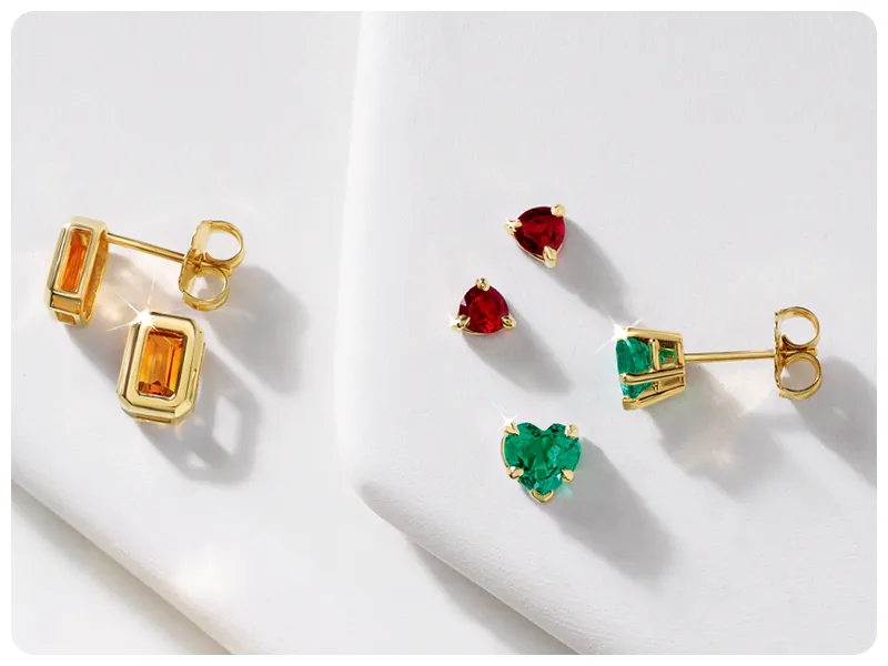 Shop Colored Stone Earrings at Raleigh Diamond Fine Jewelry Raleigh, NC