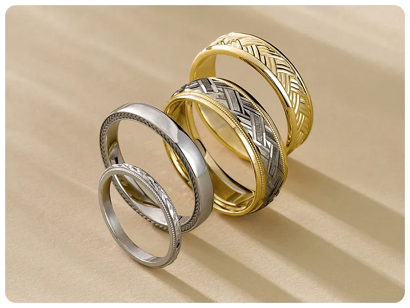 Shop Gold Wedding Bands at Raleigh Diamond Fine Jewelry Raleigh, NC