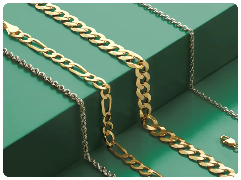 Men's Chains are available at Raleigh Diamond Fine Jewelry Raleigh, NC