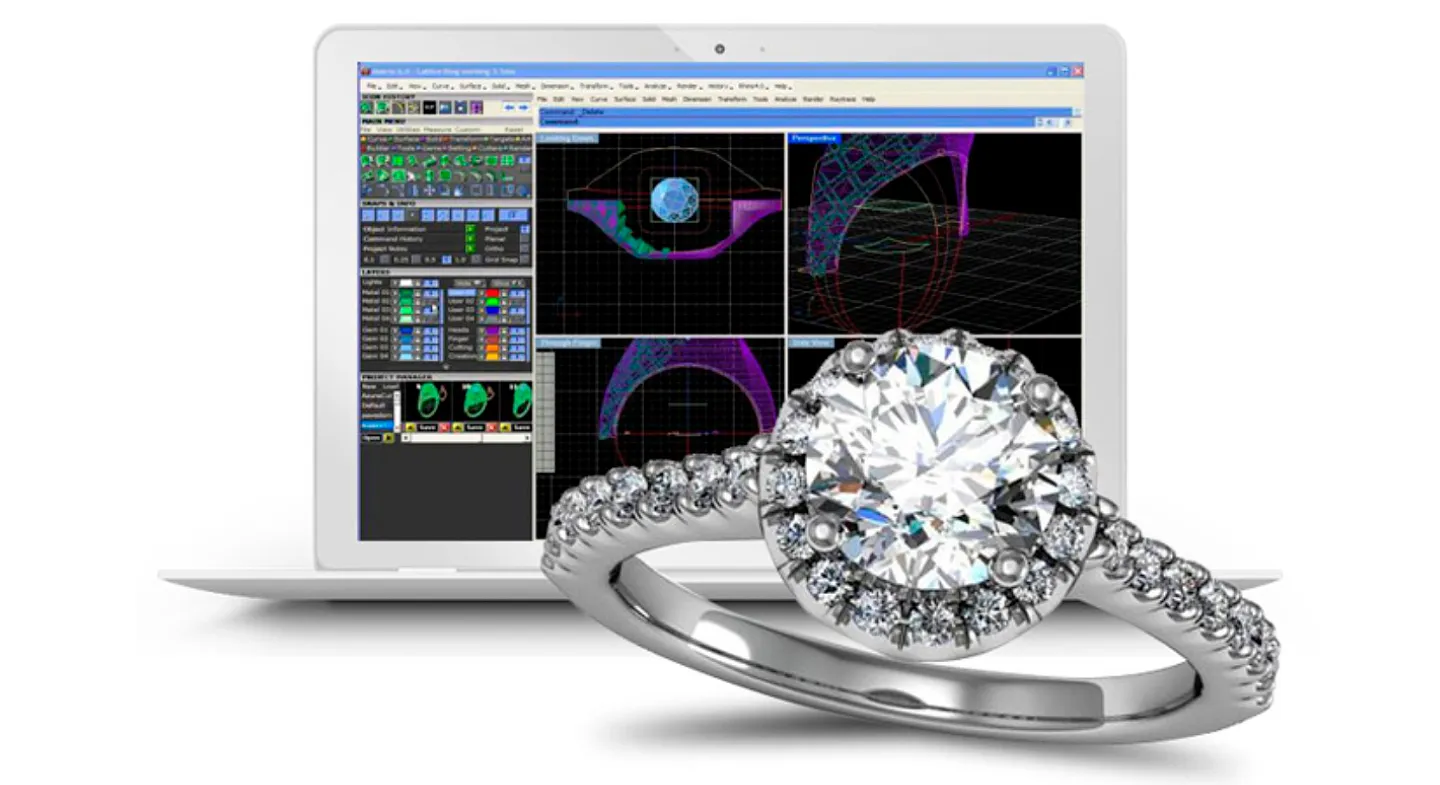 computer assistance for complex ring designs
