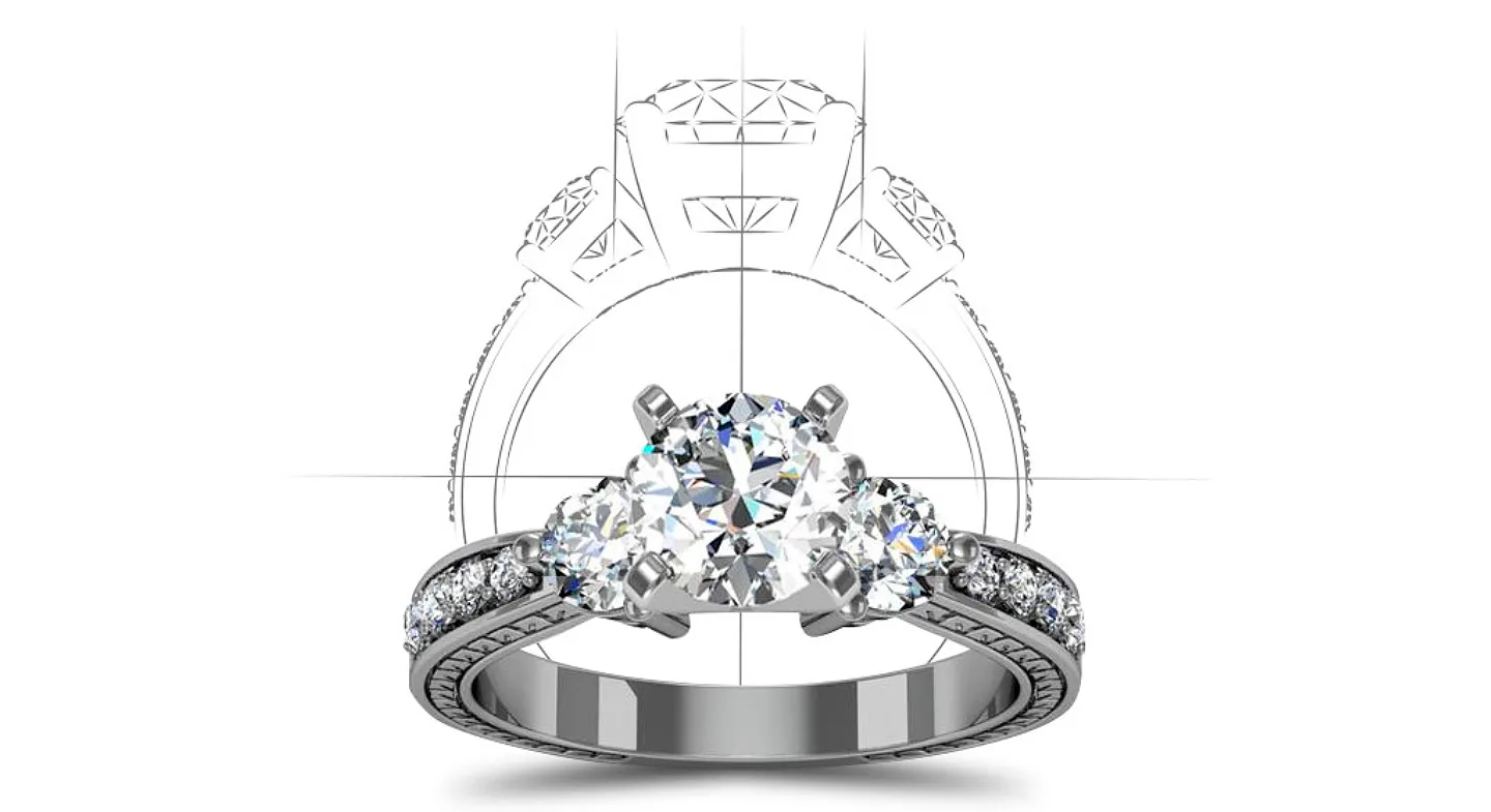 design a ring from sketch to reality