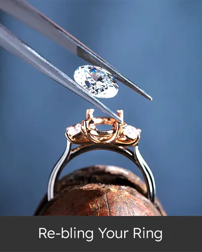 Breathe new life into your old engagement ring. Select your mounting from our extensive selection.