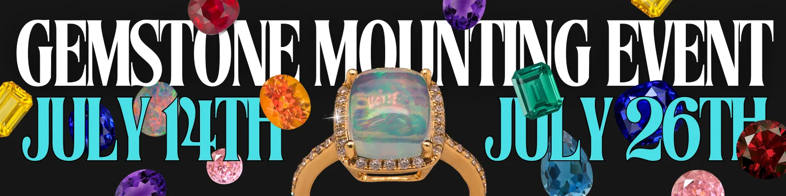 Got Loose Gemstones? Now through July 26th, browse hundreds of mounting styles. We'll even cover the setting fees! Rasmussen Diamonds Mount Pleasant, WI
