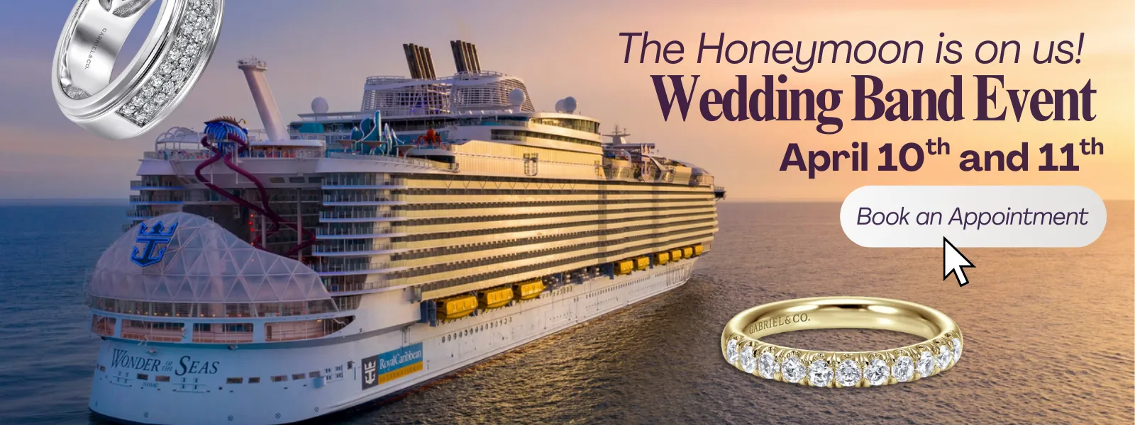 shop and receive a free honeymoon getaway  Rasmussen Diamonds Mount Pleasant, WI